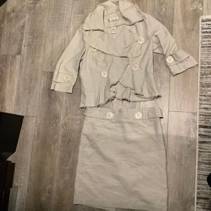Nicole Benisti Linen Skirt & Jacket